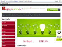 Tablet Screenshot of magazynlamp.pl